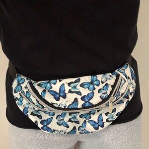 Butterfly Print Fanny Pack